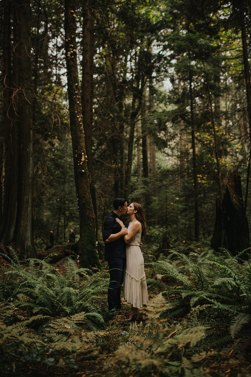 lush vancouver forest engagement