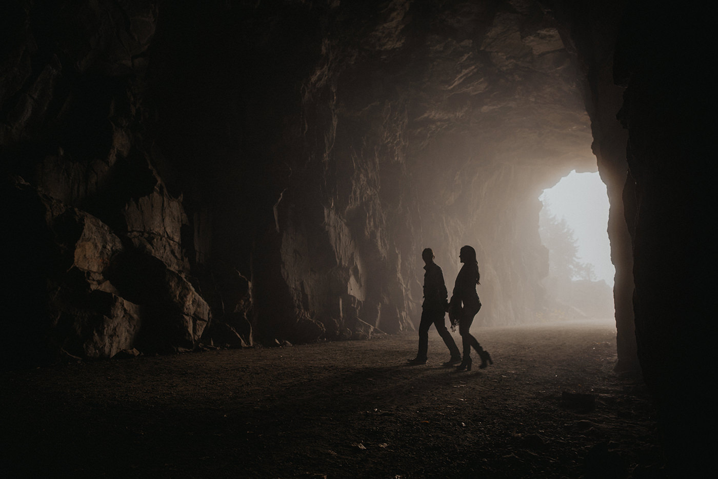 Kelowna Trestles Cave Engagement