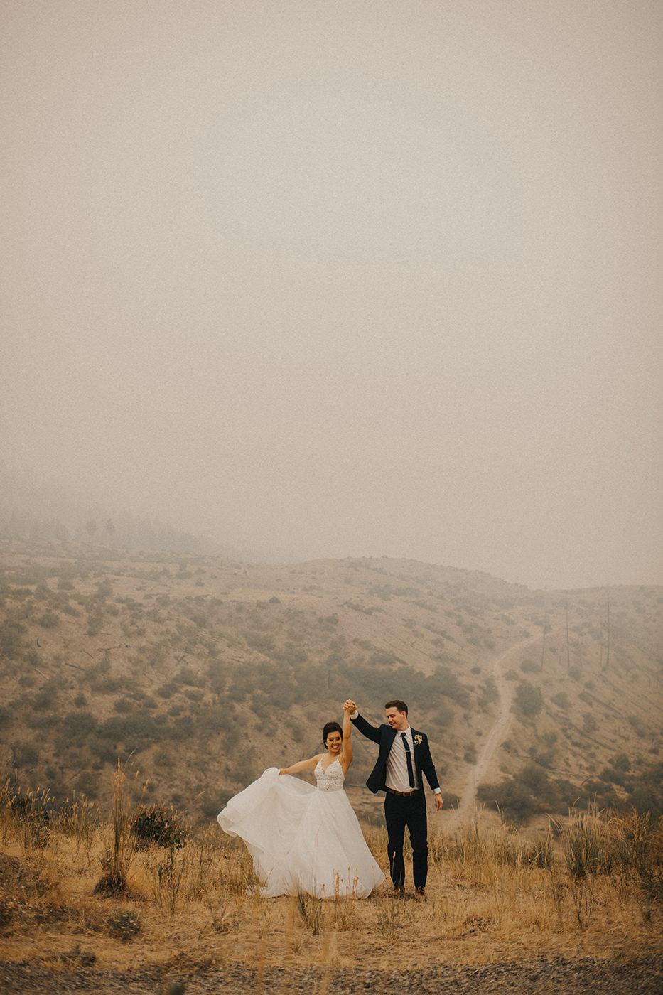 Forest Fire Wedding Day