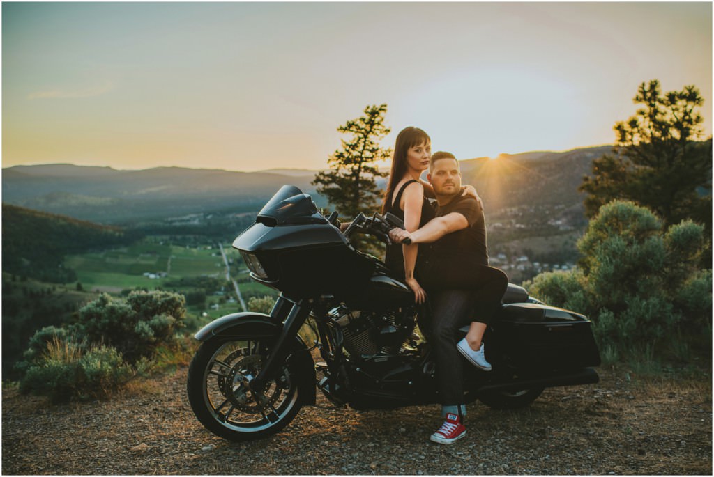 Motorcycle Engagement photos