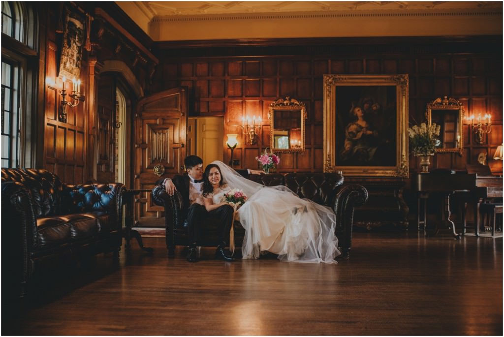 Thornewood Castle Wedding Portraits