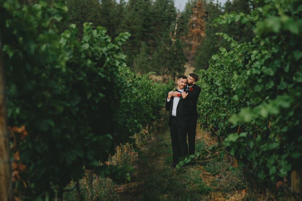Same Sex Wedding at 50th parallel Estate Winery