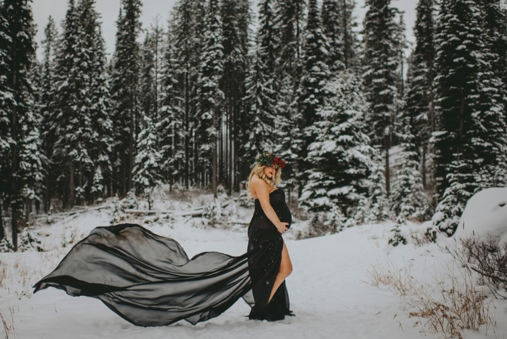 Winter Maternity Session at Big White