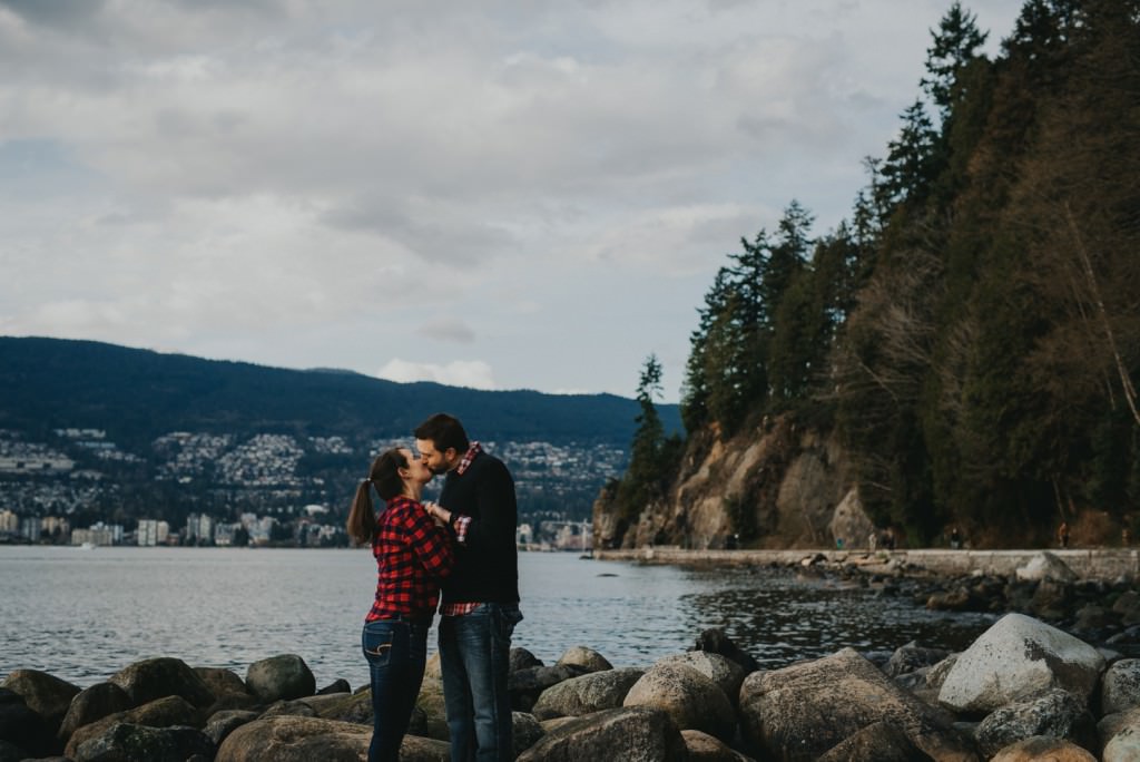 Oceanside Engagement photos in Vancouver