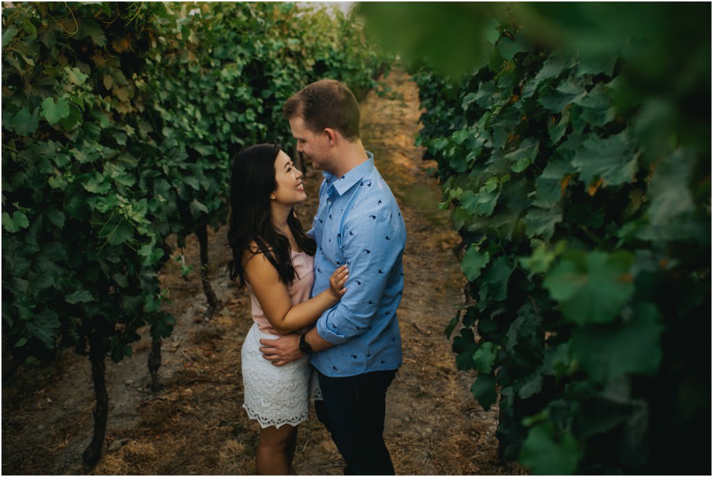 Intimate Okanagan Winery Engagement