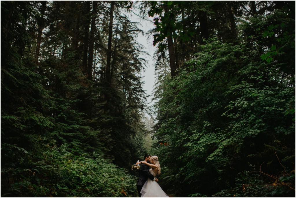 British Columbia Forest Wedding