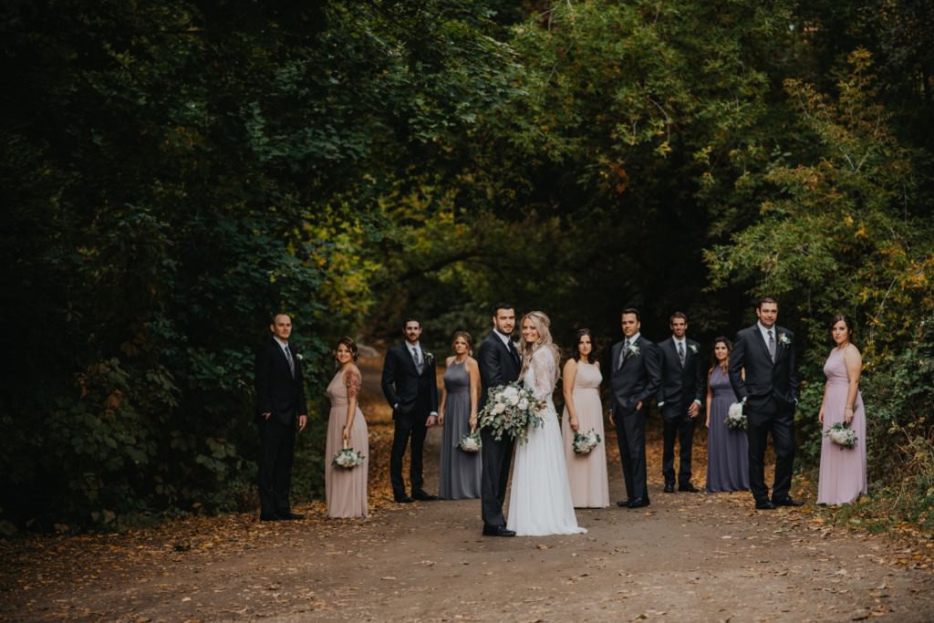Vernon Bridal Party in Fall Colours