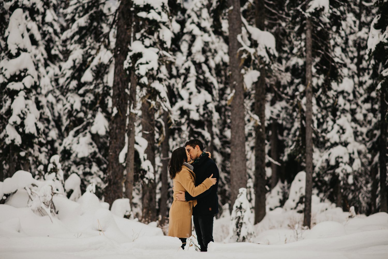 Okanagan Winter Engagement – Y&C